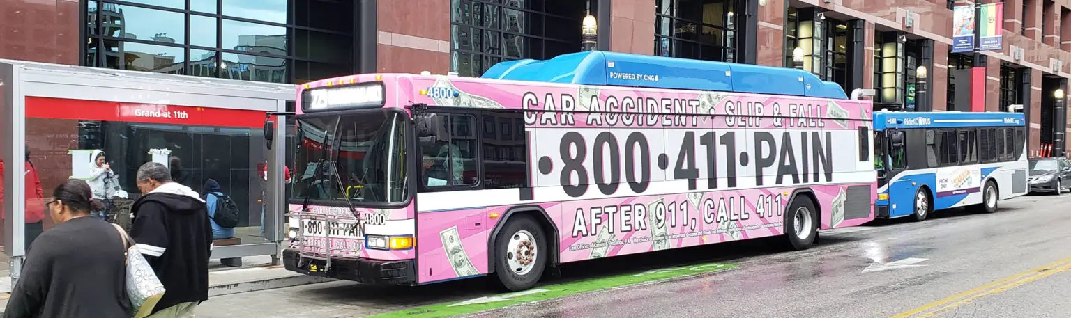 Car Accident Full Wrap Bus