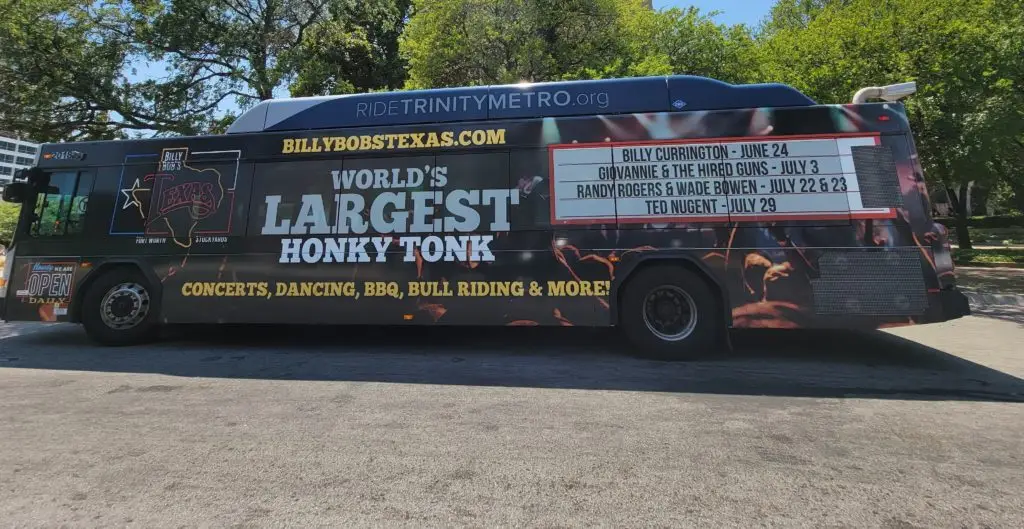 Billy Bob's Texas bus